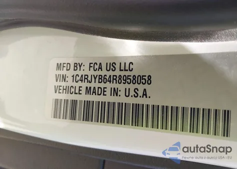 2024 Jeep Grand Cherokee 4Xe из США, поврежденный, VIN 1C4RJYB64R8958058